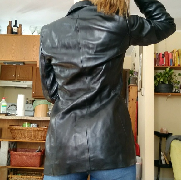 Cole Haan Leather Jacket - Picture 6 of 7
